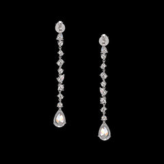 Diamond Celestial Dust Drop Earrings