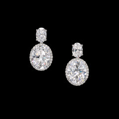 Diamond Celestial Halo Earrings