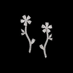 Diamond Marguerite Earrings