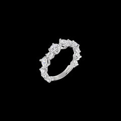 Diamond Milky Way Ring. White Gold