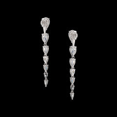 Diamond Nova Drop Earrings