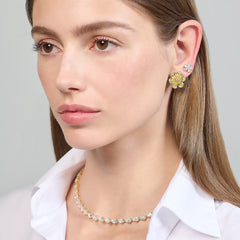 Diamond Marguerite Earrings