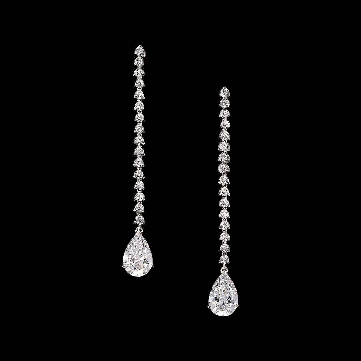 Diamond Teardrop Earrings