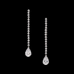 Diamond Teardrop Earrings