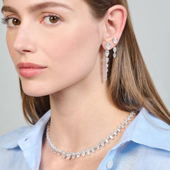 Diamond Nova Drop Earrings