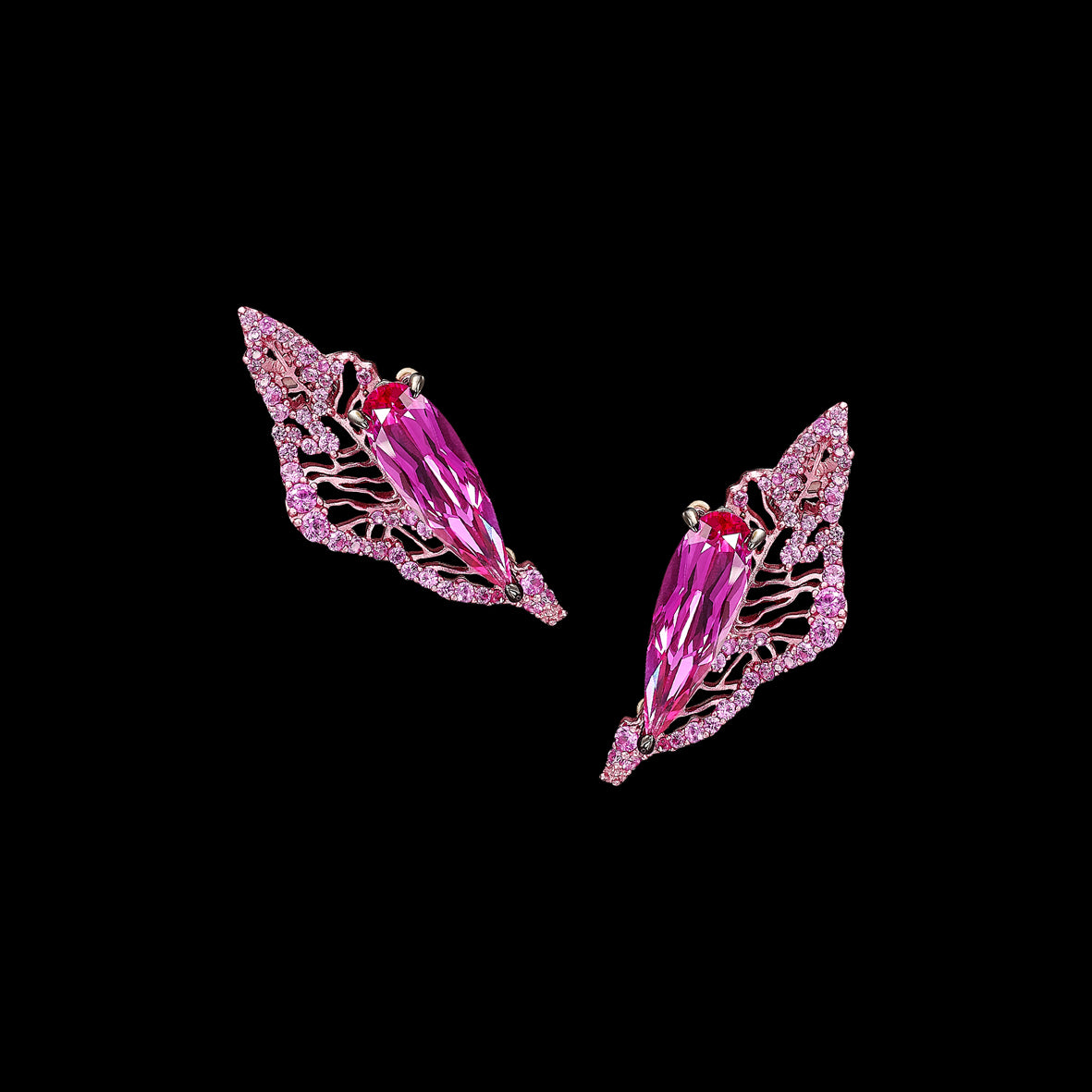 Fuchsia Halia Earrings