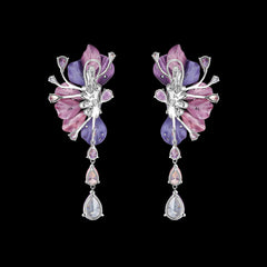 Lavender Ariel Earrings