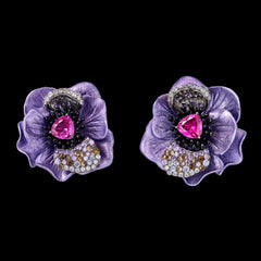 Lavender Bloom Earrings