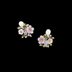 Lavender Primrose Vine Studs