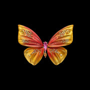 Magma Butterfly Brooch