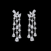 Mini Diamond Chandelier Earrings