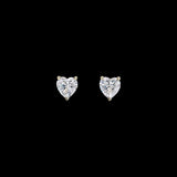 Mini Diamond Heart Studs