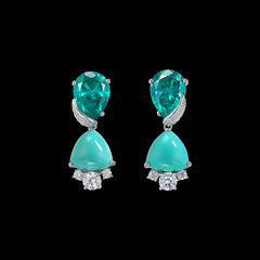 Paraiba Berry Earrings