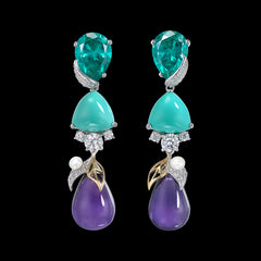 Paraiba Berry Earrings