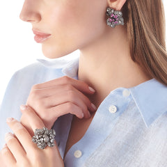 Fuchsia Bloomingdale Earrings