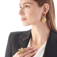 Golden Oceanis Earrings