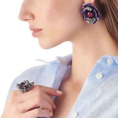 Lavender Bloom Earrings