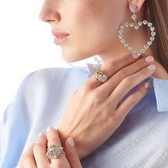 Love Heart Hoop Earrings
