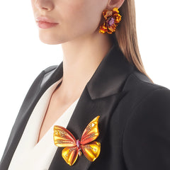 Magma Poppy Earrings