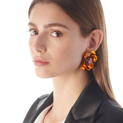 Magma Poppy Earrings