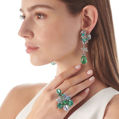 Paraiba Orchid Earrings