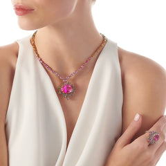 Rainbow Spectra Pendant Necklace