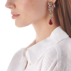 Summer Orchid Earrings