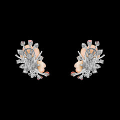 Rose Floral Cluster Earrings