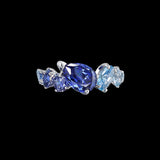 Sapphire Ombré Nova Starburst Ring