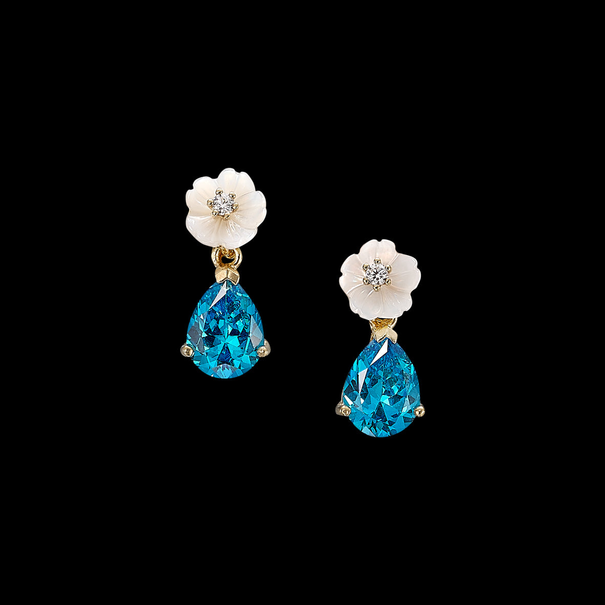 Sky Orchard Drop Earrings