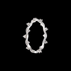 Thorn Ring . White Gold