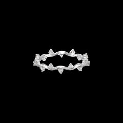 Thorn Ring . White Gold