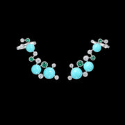 Turquoise Constellation Ear Cuffs