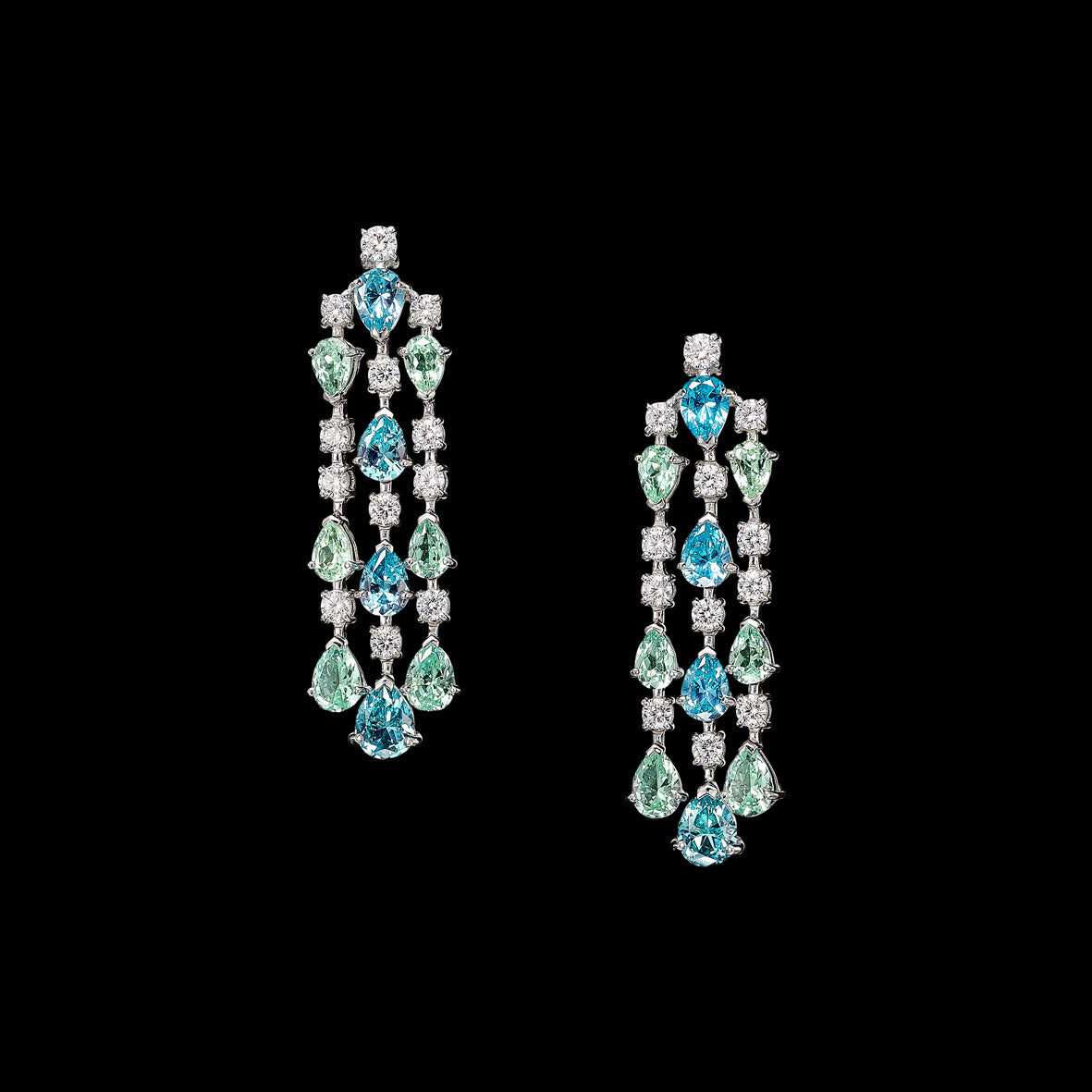 Valley Orchid Cascade Earrings