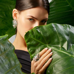 Emerald Mycelia Earrings