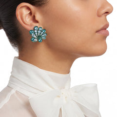 Ocean Paraiba Chanterelle Earrings