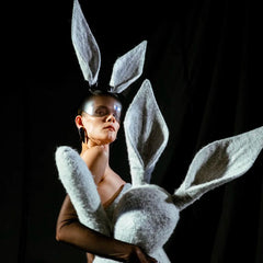 Imaginary Friends Earrings. Rabbit
