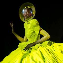 Neon Green Tinkerbell Earrings. Lab-Grown Simulated Diamond