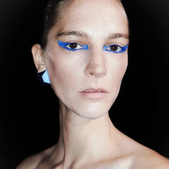 Primary. Blue Aluminium Earrings