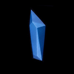 Primary. Blue Aluminium Earrings