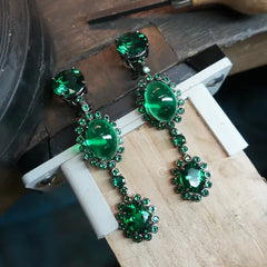 Emerald Valour Earrings