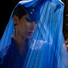 Love and Pain Kashmir Blue Sapphire Earrings