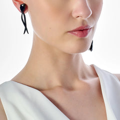Aluminium Blades of Grass Earrings