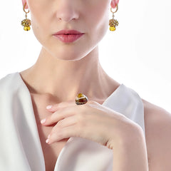 Amber Virosa Earrings