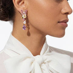 Amethyst Vine Earrings