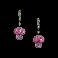Amethyst Virosa Earrings