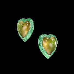 Apple Heart Earrings