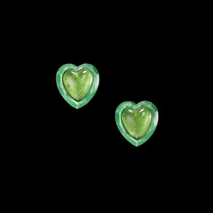 Apple Heart Studs