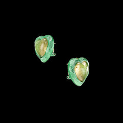 Apple Heart Studs