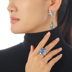 Aqua Ray Earrings